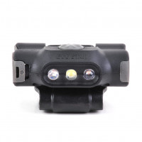 Lanterna cu clip UL12 de 17 lumeni cu 3 leduri alb, albastru rosu