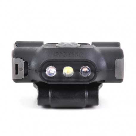 Lanterna cu clip UL12 de 17 lumeni cu 3 leduri alb, albastru rosu [1]