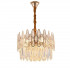 Candelabru Cristal ALHAMBRA Nobile 5x E14, Diametru 40cm, Auriu Lucios, Inaltime Reglabila [3]