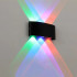 Fantas Aplica LED RGB Interior/Exterior, 6 Surse x 1W, IP65, Negru, 3000K [3]