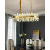 Candelabru LED Achim cu Telecomanda, 200W, Diametru 80cm, Auriu, Dimabil [2]