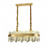 Candelabru LED Achim cu Telecomanda, 200W, Diametru 80cm, Auriu, Dimabil [3]