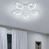 Lustra LED cu telecomanda LILY 75W, 5 Elemente, lumina Rece/Calda/Neutra, Dimabila, Alb [4]