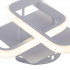 Lustra LED LILIA 20W, 2 Patrate, lumina Rece/Calda/Neutra, Alb [5]