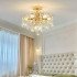 Candelabru Cristal Fiamma, 6x E14, Diametru 45cm, Auriu [2]