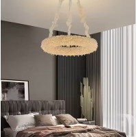 Candelabru Cristal HOHENZOLLERN Magno, 40W, Lumina Calda/Rece/Neutra, Diametru 55cm, Auriu, Inaltime Reglabila