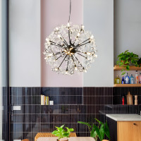 Candelabru Cristal PETERHOF Eleganza, 18x G4, Diametru 49cm, 18XG4, Negru Candelabru Cristal PETERHOF Eleganza, 18x G4, Diametru 49cm, 18XG4, Negru