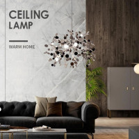 Candelabru Modern, CAPRICIO Allegro, 2xE14, Diametru 40cm, Crom Lucios, Inaltime Reglabila Candelabru Modern, CAPRICIO Allegro, 2xE14, Diametru 40cm, Crom Lucios, Inaltime Reglabila