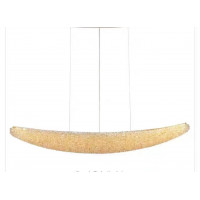 Candelabru Modern cu Cristal, RITMICA Largo, 40W, Lungime 80 cm, Auriu, Inaltime reglabila