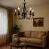 Candelabru Perla, 5xE14, Negru, Inaltime Reglabila [2]