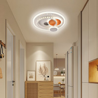 Lustra LED cu cristal HELIOX, 45W, 4 Cercuri, lumina Rece/Calda/Neutra, Alb