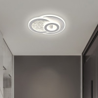Lustra LED KOMPACTO 34W, 3 Cercuri, lumina Rece/Calda/Neutra, Alb