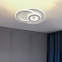 Lustra LED KOMPACTO 34W, 3 Cercuri, lumina Rece/Calda/Neutra, Alb [5]