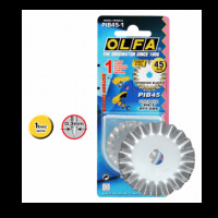 PIB45-1 - lama japoneza rotunda ondulata, de 45 mm, Olfa