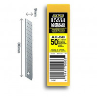Set AB-50 - lame japoneze de 9 mm, 50 bucati, Olfa