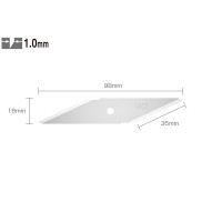 Set CKB-1 - lame japoneze pentru CK-1, 2 bucati, Olfa