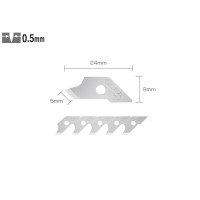 Set COB-1 - lame japoneze, 15 bucati, Olfa