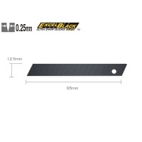 Set FWB-10 - lame japoneze negre foarte ascutite, de 12,5 mm, 10 bucati, Olfa