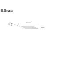 Set KB-5/30B - lame japoneze decoratiuni, 30 bucati, Olfa
