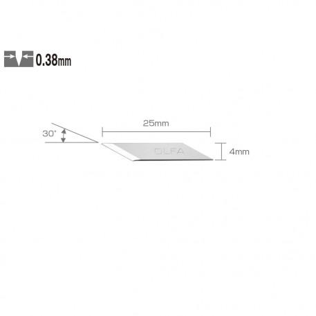 Set KB-5/30B - lame japoneze decoratiuni, 30 bucati, Olfa [1]