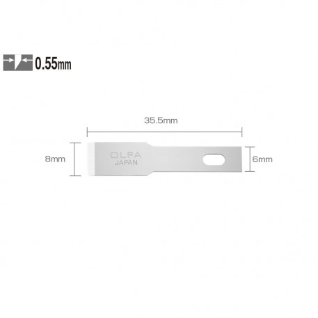 Set KB4-F/5 - lame japoneze decoratiuni, 5 bucati, Olfa [1]