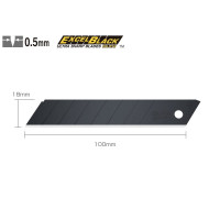 Set LBB-50 - lame japoneze negre de 18 mm, 50 bucati, Olfa