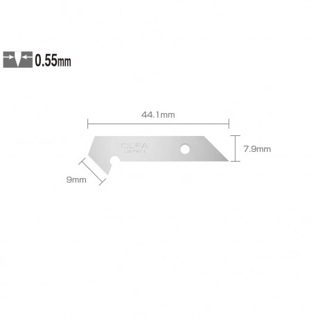 Set PB-450 - lame japoneze taiere plastic, plexglas, textolit, 5 bucati, Olfa [1]