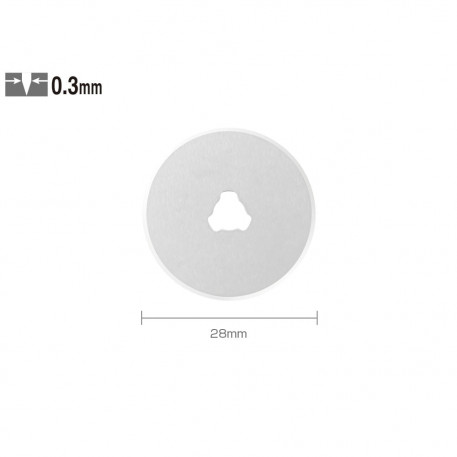 Set RB28-10 - lame japoneze rotunde de 28 mm, 10 bucati, Olfa [1]