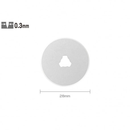 Set RB28-2 - lame japoneze rotunde de 28 mm, 2 bucati, Olfa [1]