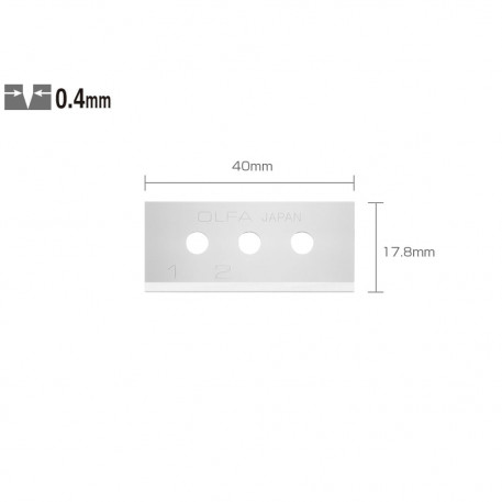 Set SKB-10/10B - lame japoneze cutite siguranta, 10 bucati, Olfa [1]