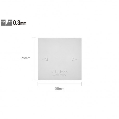 Set TB-25 - lame japoneze razuitor, 10 bucati, Olfa [1]