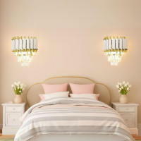 Aplica Candelabru Cristal VERSAILLES Piccolo, 2xE14, Alb Aplica Candelabru Cristal VERSAILLES Piccolo, 2xE14, Alb