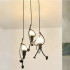 Lustra MODERNA, tip Pendul, FUNTASIA, Figurina, 3xE27, Inaltime Reglabila, Negru [3]