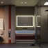 Oglinda LED Rectangulara 120x80cm Verite MotionGlow Marcello, Sistem Dezaburire, Ceas & Termometru, Dimabila [3]