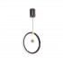 Pendul LED HAL 24W, lumina Rece/Calda/Neutra, Negru Auriu Lucios, Inaltime Reglabila [2]