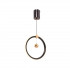 Pendul LED HAL 24W, lumina Rece/Calda/Neutra, Negru Auriu Lucios, Inaltime Reglabila [3]