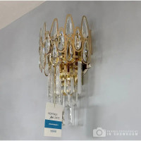 Aplica Cristal Jeannette 2x E14 Auriu Aplica Cristal Jeannette 2x E14 Auriu