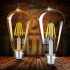Bec cu Filament ST64, E27, 4W, Lumina Calda [3]