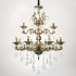 Candelabru SANSSOUCI Royal 12xE14 Metal si Cristal Inaltime Reglabila Alama Antichizata [2]