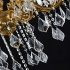 Candelabru SANSSOUCI Royal 12xE14 Metal si Cristal Inaltime Reglabila Alama Antichizata [4]
