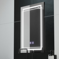 Oglinda LED Rectangulara, 50x70cm, Koven Touch, Sistem Dezaburire,Dimabila