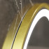 Oglinda LED Rotunda, 60cm, Celeste Royale Gold MotionGlow Marcello, Sistem Dezaburire, Ceas & Termometru, Dimabila [2]
