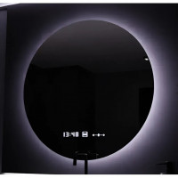 Oglinda LED Rotunda, 70cm, Isolda, Touch