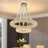 Candelabru Cristal, HOHENZOLLERN Imperio, 59W, Diametru 100cm, Lumina Rece/Calda/Neutra, Auriu, Inaltime Reglabila [2]