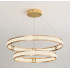 Candelabru Cristal, LINDERHOF Magno, 75W, Diametru 60cm, Lumina Rece/Calda/Neutra, Auriu, Inaltime Reglabila [2]