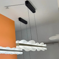 Lustra LED suspendata cu Telecomanda ISOTTA 36W, lumina Rece/Calda/Neutra, Dimabila,Inaltime Reglabila, Negru