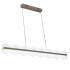 Lustra LED suspendata cu telecomanda RENZO 92W, lumina Rece/Calda/Neutra, Dimabila,Inaltime Reglabila, Auriu [2]