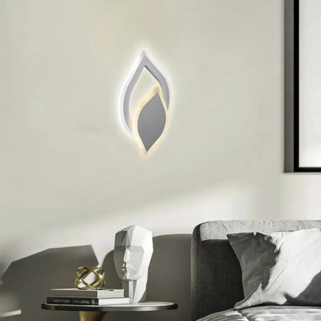 Aplica LED Nina, 10W, Lumina Rece/Calda/Neutra, Alb [1]