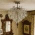Candelabru Cristal EDINBURGH Eleganza, 5xE27, Diametru 47cm, Crom Lucios [2]