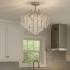 Candelabru Cristal EDINBURGH Eleganza, 5xE27, Diametru 47cm, Crom Lucios [4]